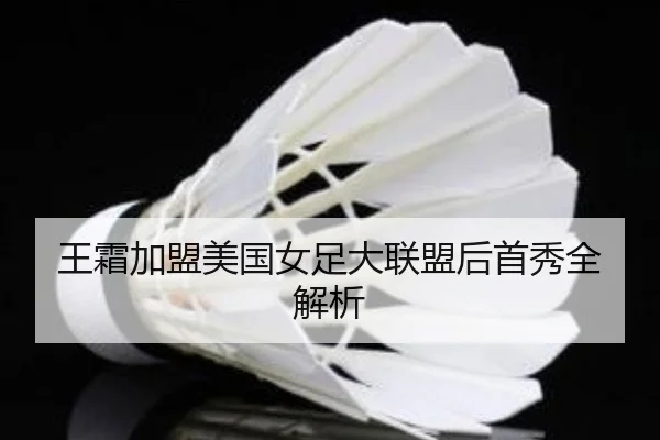 王霜加盟美国女足大联盟后首秀全解析 - NG28